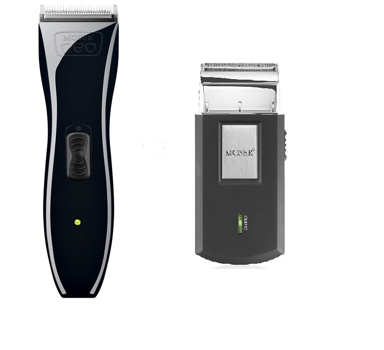 

Набор Combo Moser машинка для стрижки волос Neo Black и электробритва (шейвер) Moser Shave, Черный, 1886-0053