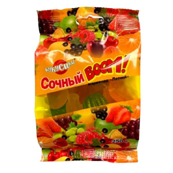 

Мармелад Сочный Boom! Летний желейный 250 г