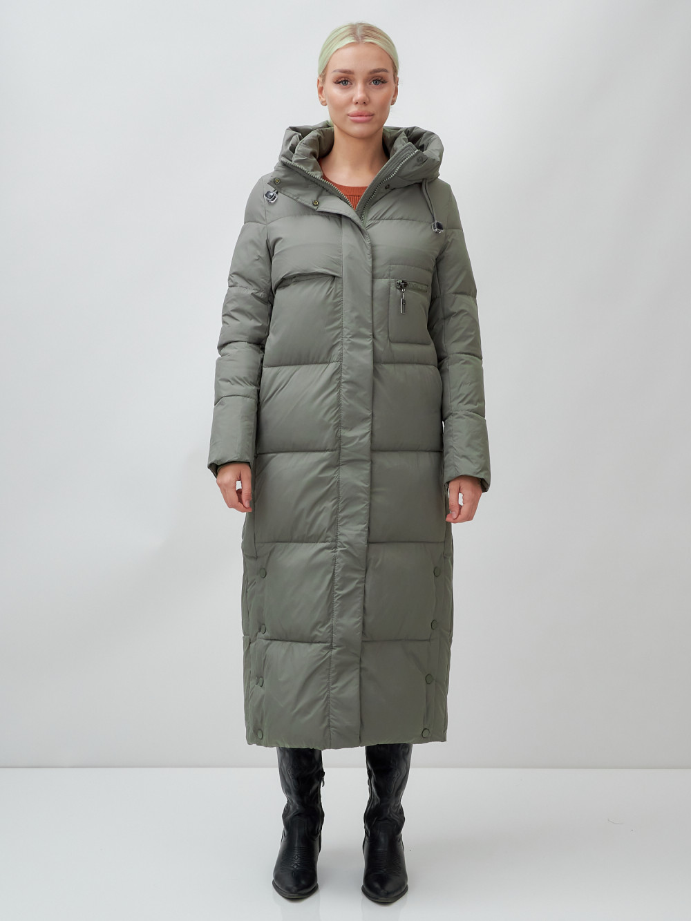 

Пальто женское MTFORCE 9611 хаки XL, 9611