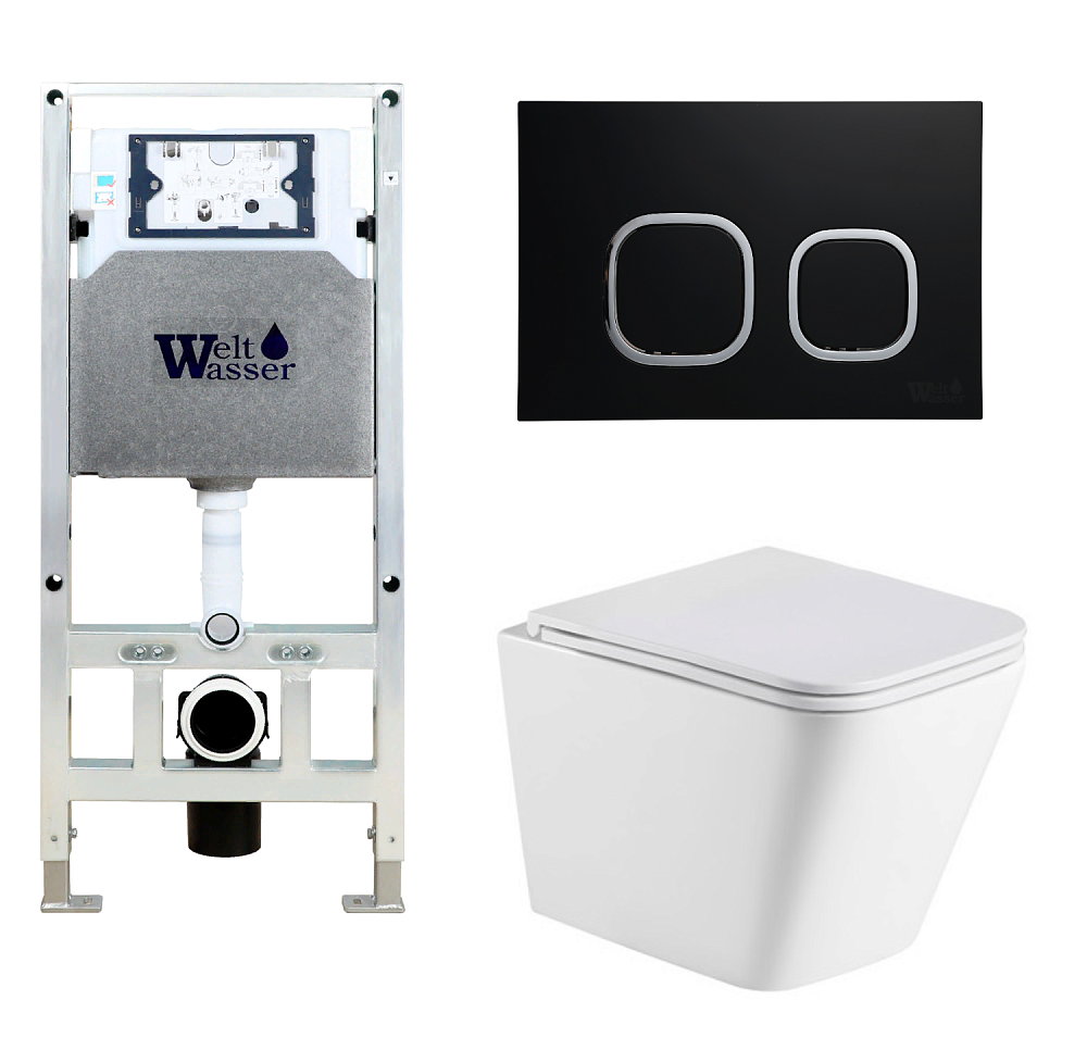 

Комплект унитаз с инсталляцией WeltWasser AMBERG 506 ST + GELBACH 043 GL-WT + AMBERG RD-BL
