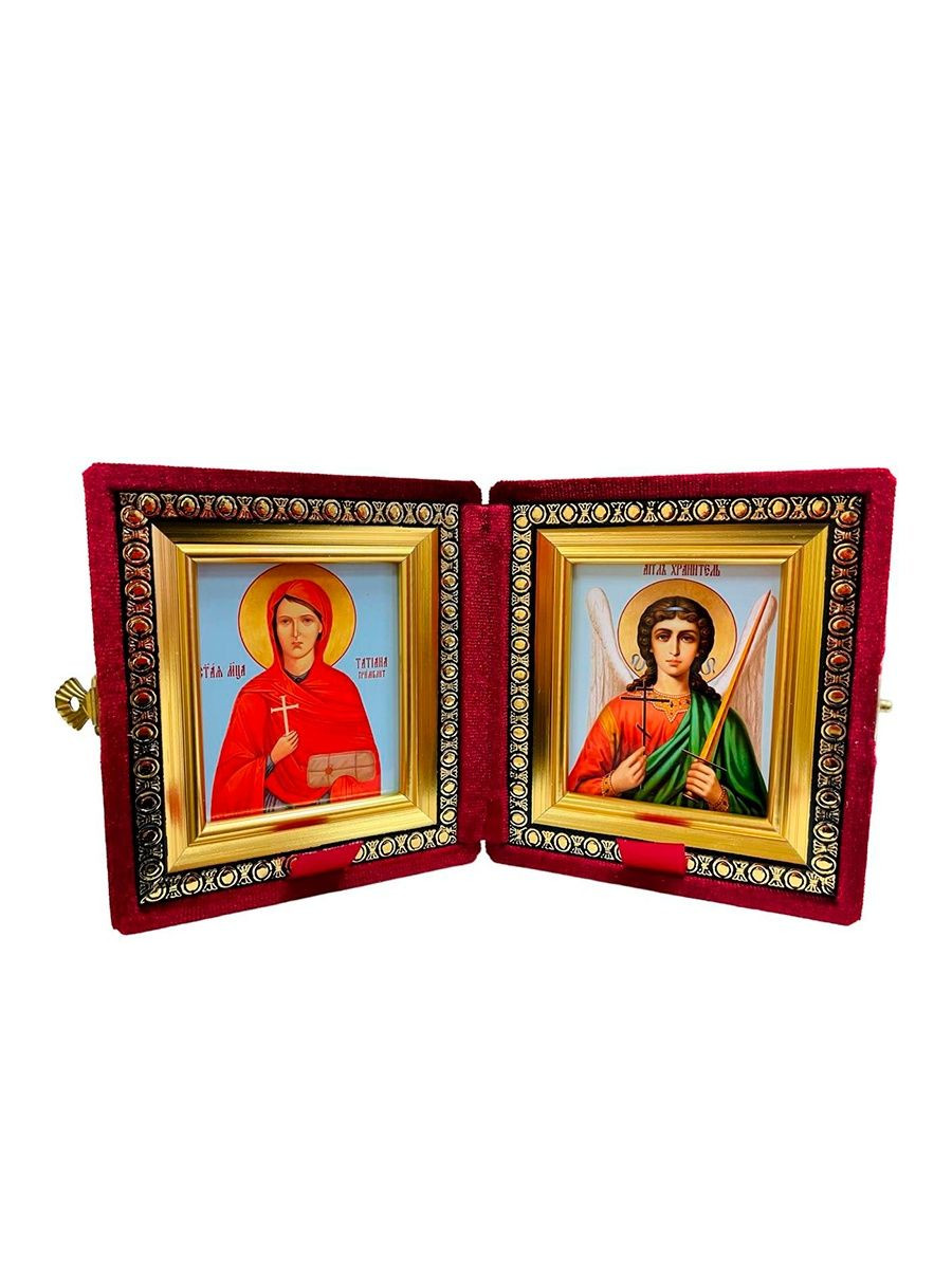 

Икона Складень Татиана Гримблит, Мученица и Ангел Хранитель