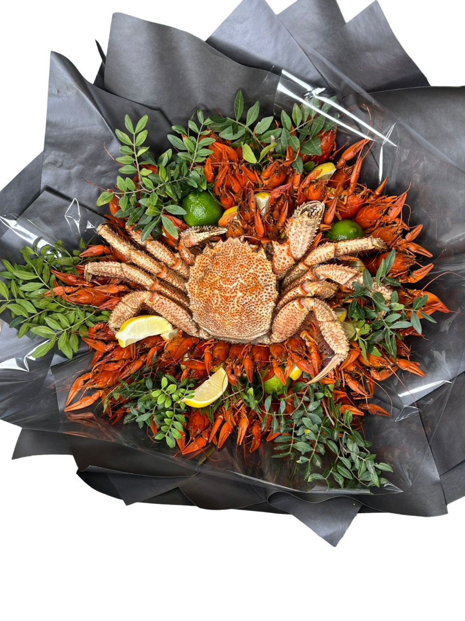 

Букет с Крабом и раками Мужские Букеты, 5500 г, ПАПЕ