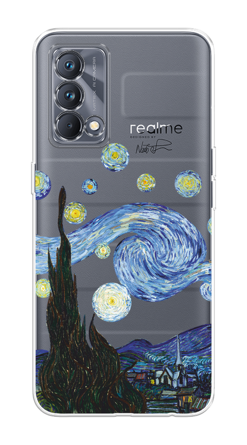 

Чехол на Realme GT Master Edition "Ночь Ван Гога", Голубой;синий;черный, 2510450-1