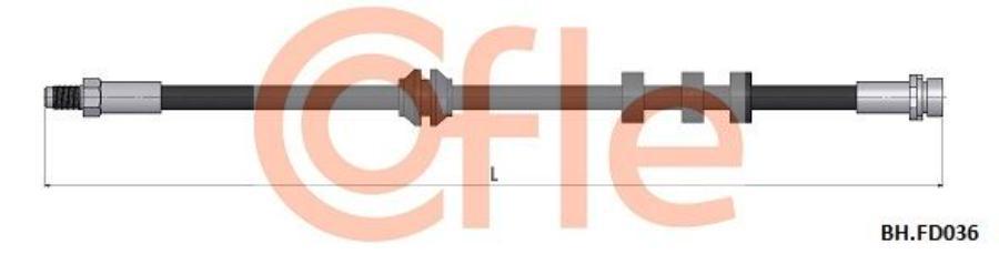 

Шланг Тормозной Передн Ford Focus 98- Cofle арт. 92.BH.FD036