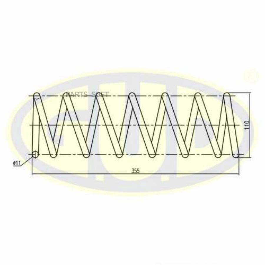 Пружина Подвески G.U.D Gcs255438