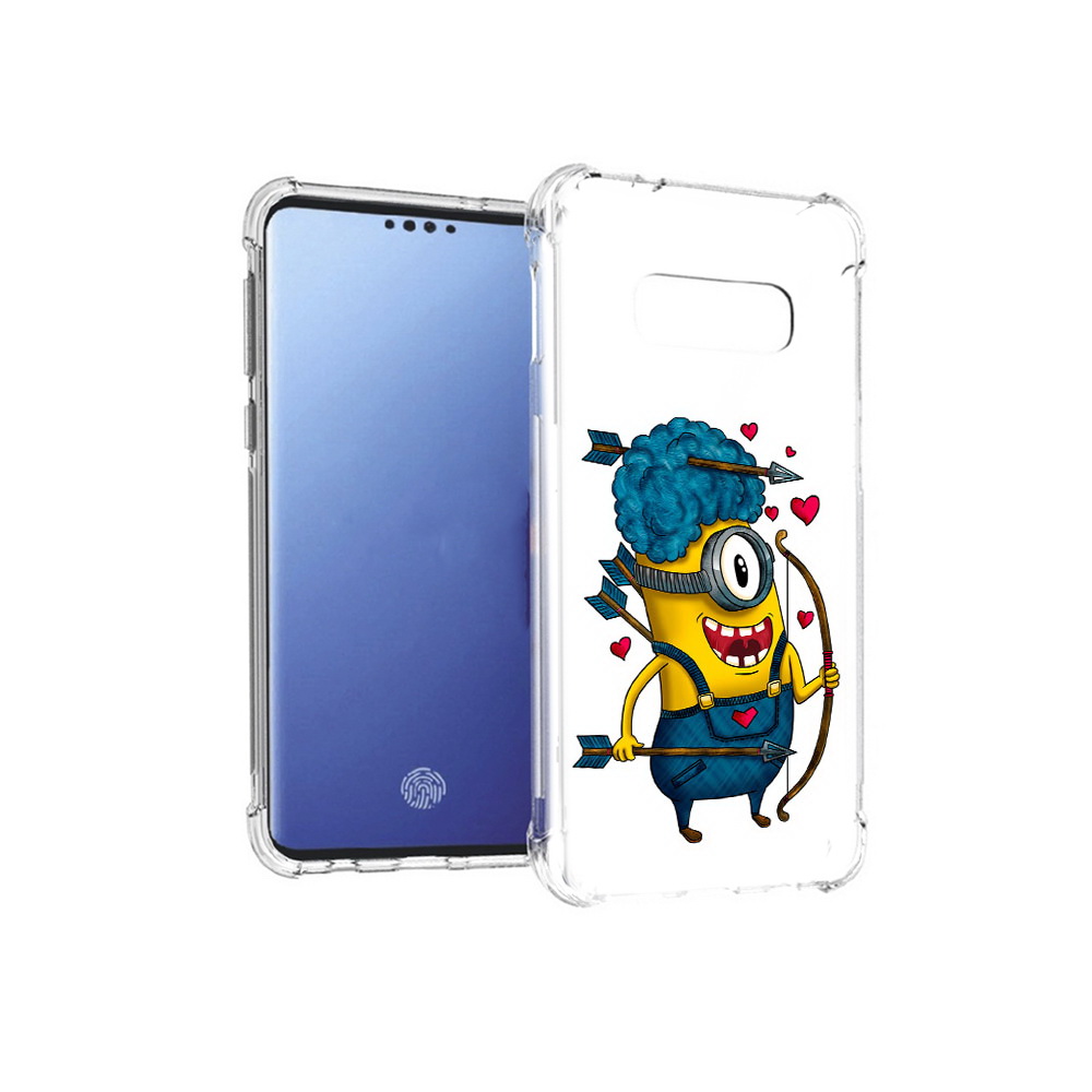 

Чехол MyPads Tocco для Samsung Galaxy S10E Миньон купидон (PT145748.492.117), Прозрачный, Tocco