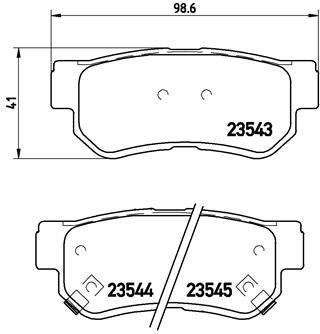 

Комплект тормозных колодок Brembo P30014