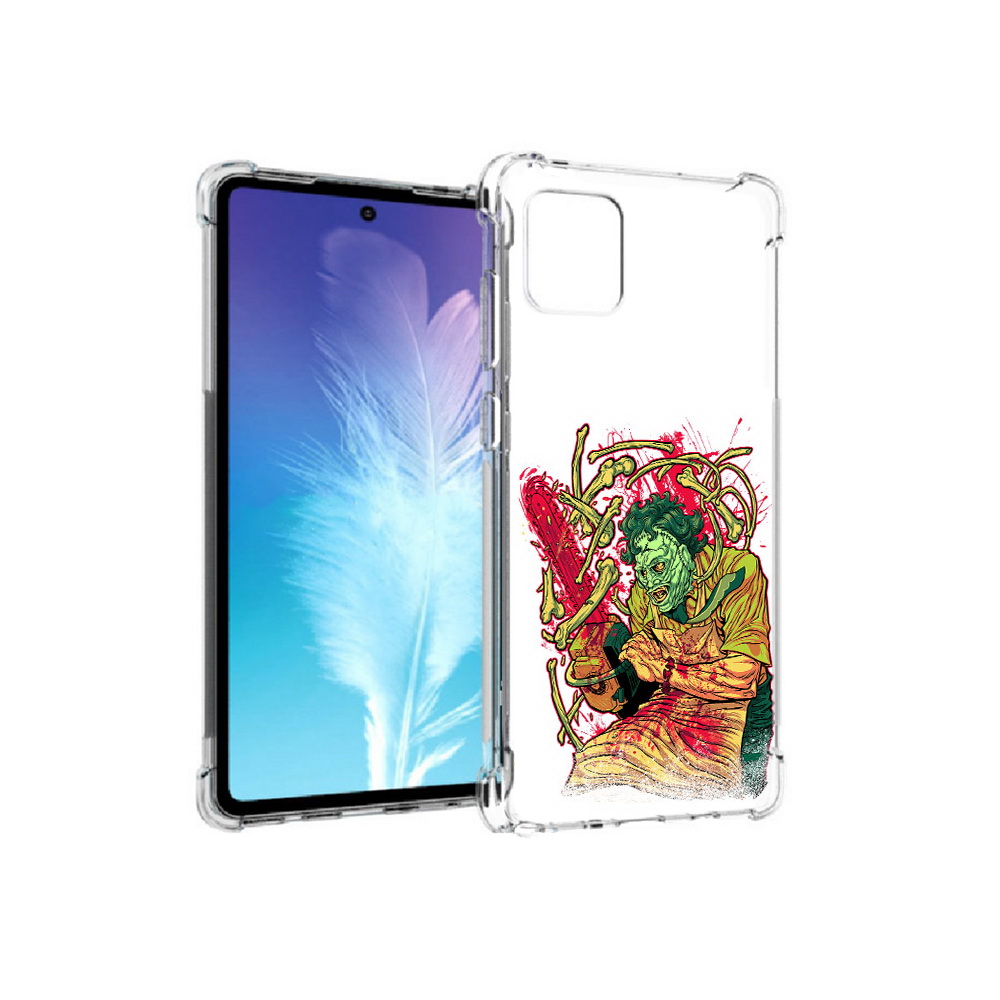 

Чехол MyPads Tocco для Samsung Galaxy Note 10 Lite яркий мясник (PT142413.491.711), Прозрачный, Tocco
