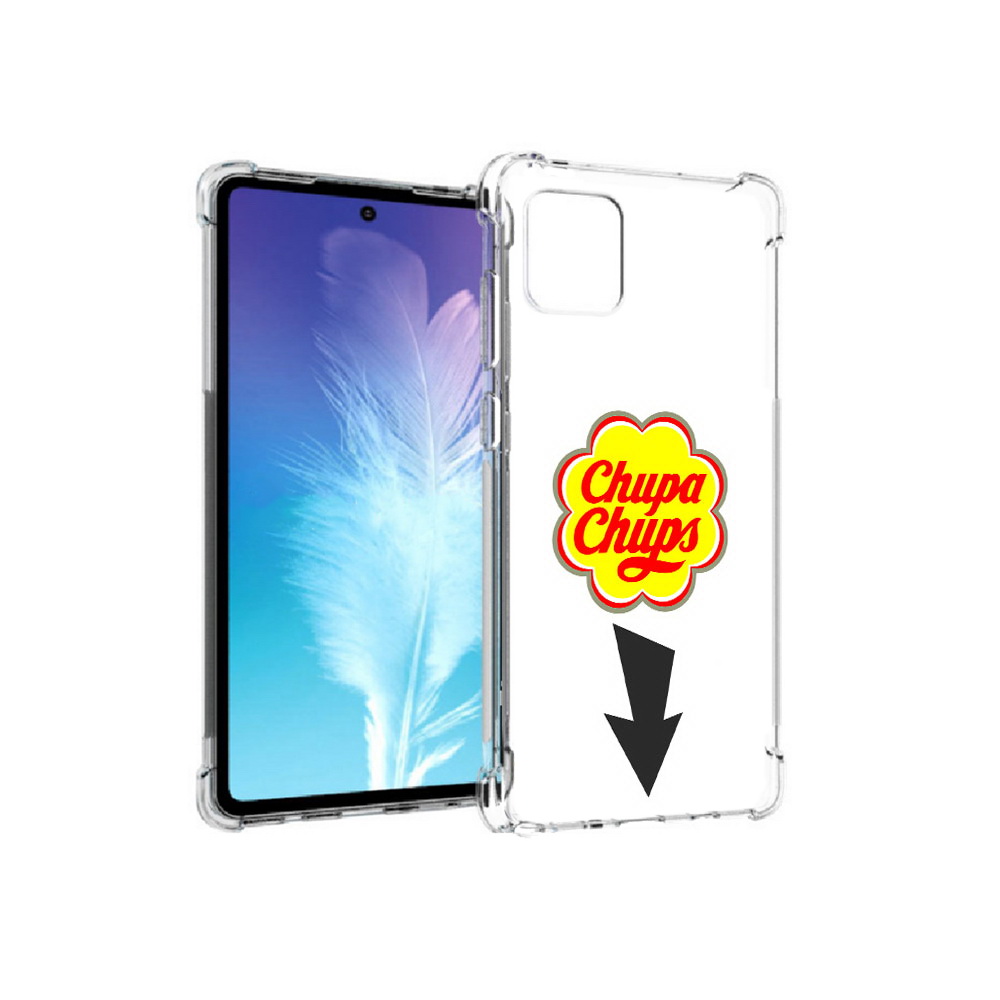 

Чехол MyPads Tocco для Samsung Galaxy Note 10 Lite чупа чупс (PT142413.491.694), Прозрачный, Tocco