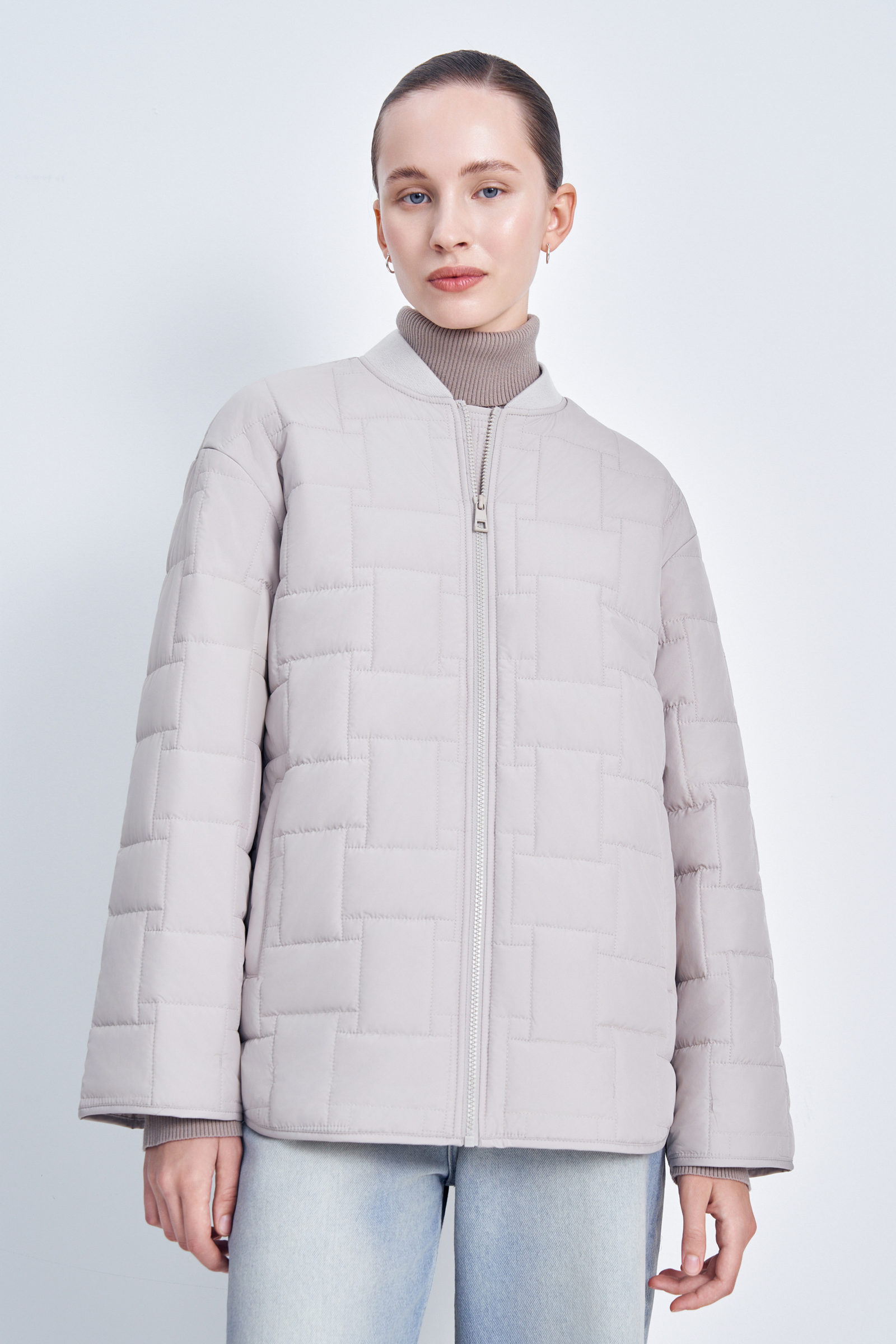 

Куртка женская Finn Flare FAE11004 серая 3XL, Серый, FAE11004