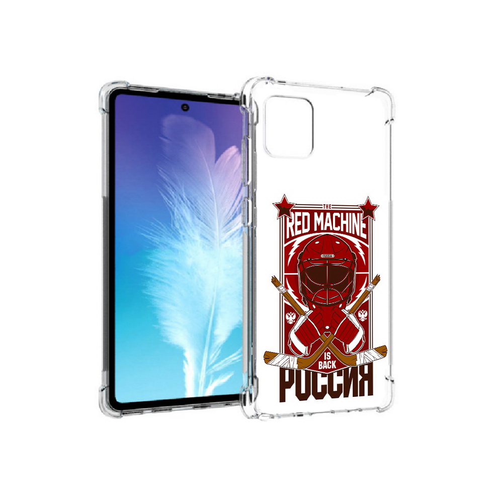 Чехол MyPads Tocco для Samsung Galaxy Note 10 Lite хоккей россия (PT142413.491.666)