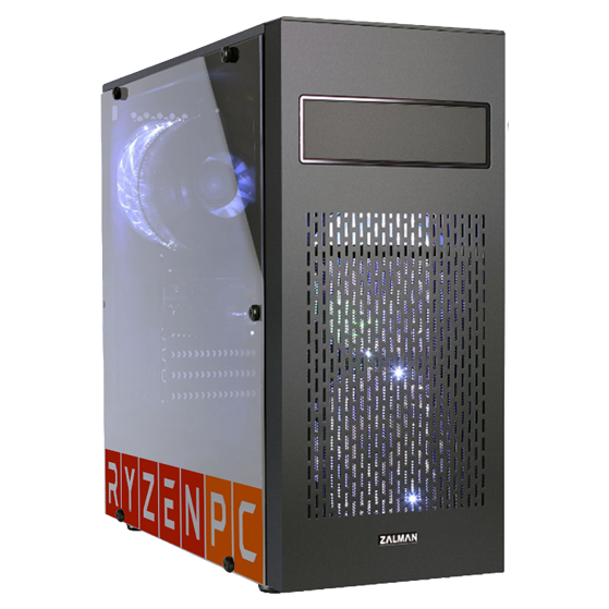 Настольный компьютер RyzenPC black (3312251)