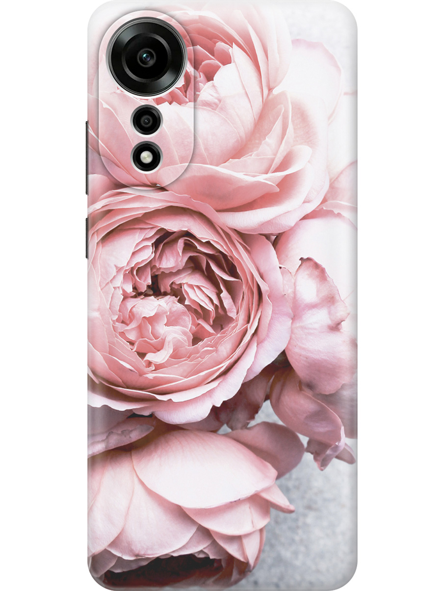 

Силиконовый чехол на Oppo A78 4G с принтом "Нежность", Прозрачный;белый;зеленый;розовый, 782630021