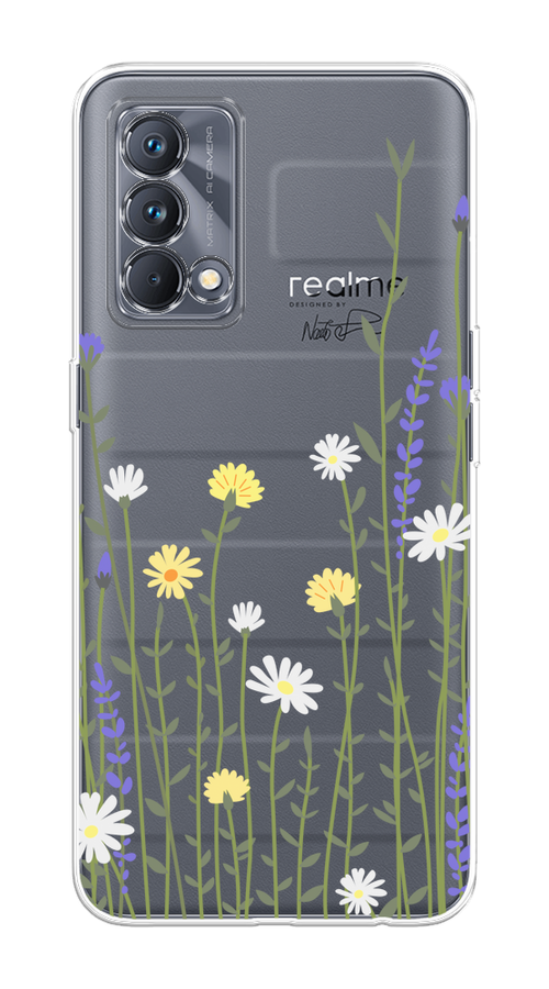 

Чехол на Realme GT Master Edition "Ромашка и лаванда", Зеленый;желтый;прозрачный, 2510450-1