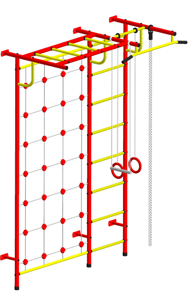 фото Шведская стенка дск пионер sg000002125 красно/желтый