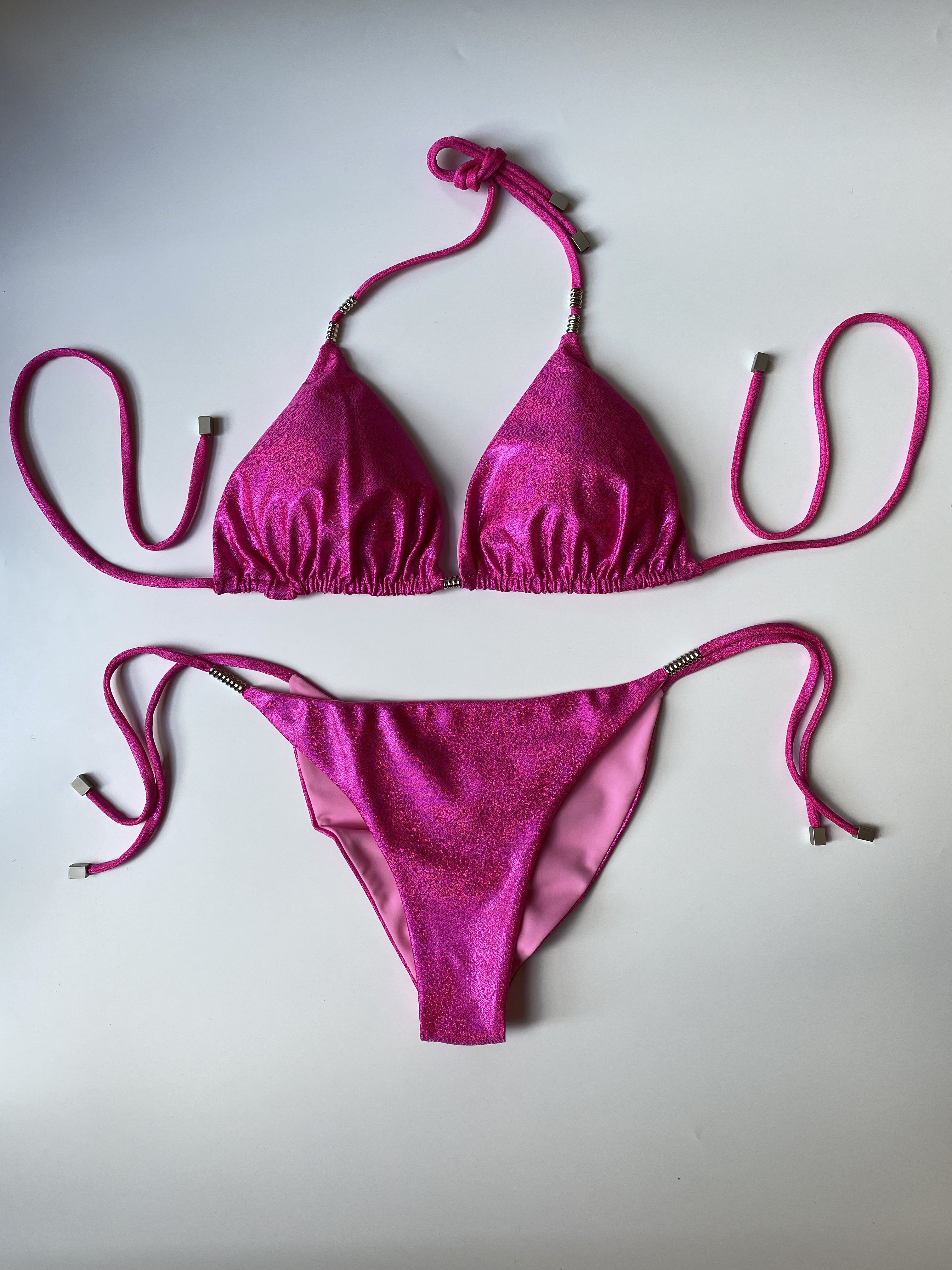 

Купальник раздельный женский Balibikini Дана лоск розовый XS, Дана лоск