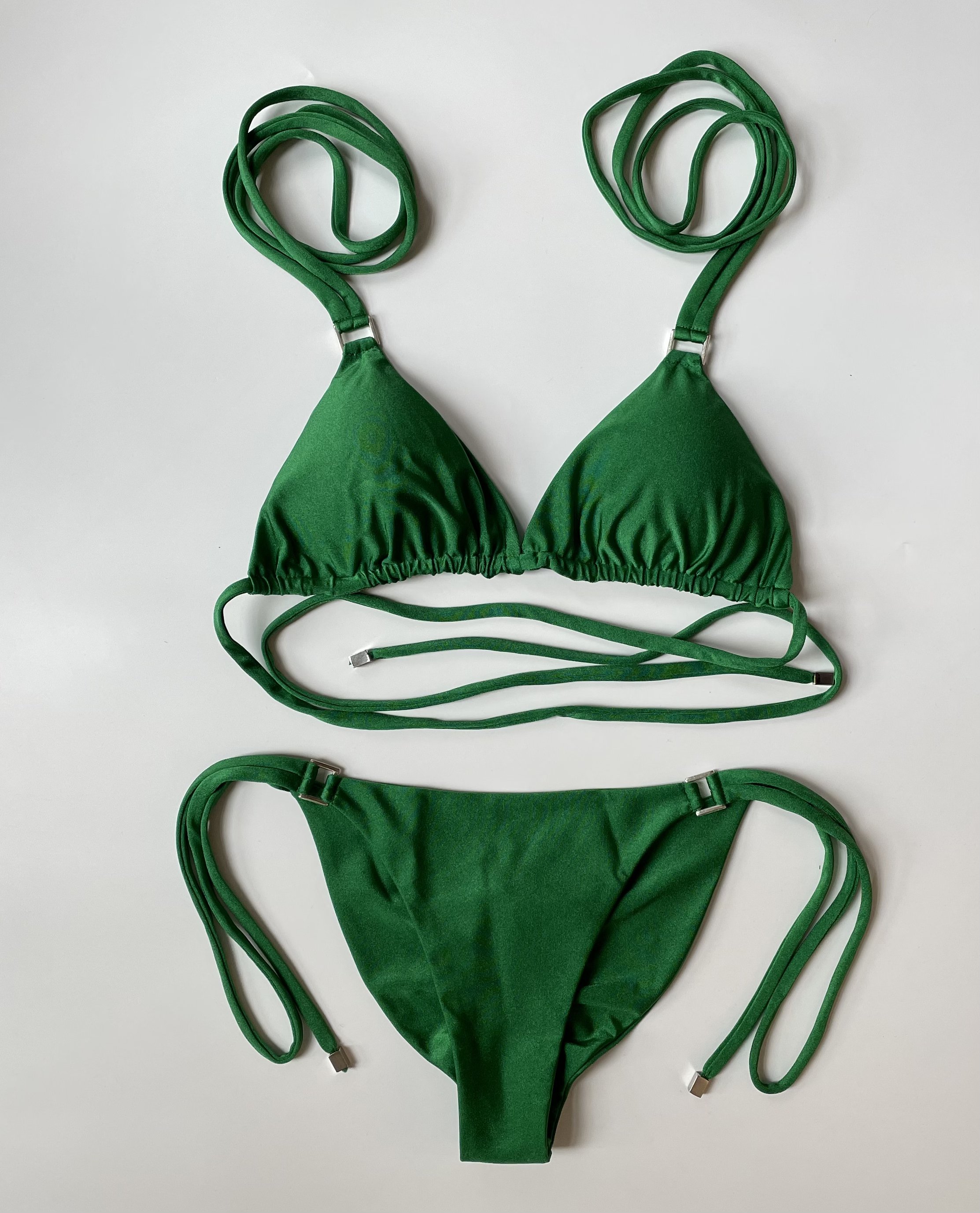 

Купальник раздельный женский Balibikini Кейт зеленый XS, Кейт
