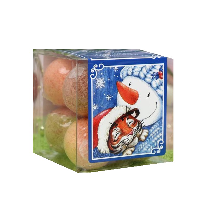

Набор бомбочек для ванн Snow Balls «Тигриная снежность», 8*20 г 7347453