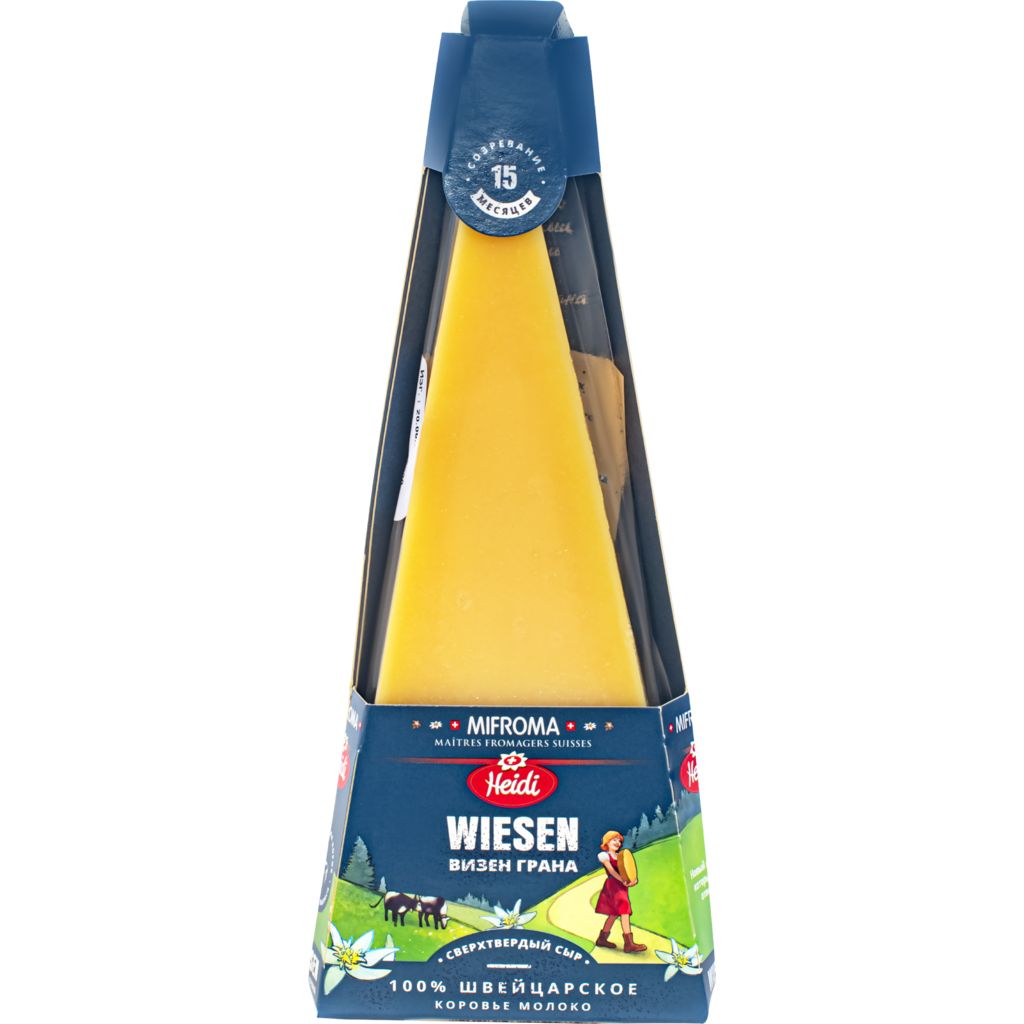 

Сыр твердый Heidi Vizen Grana 38%