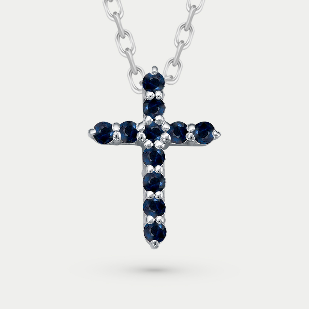 

Бегунок из белого золота Vesna jewelry 31285-251-10-00, сапфир, 31285-251-10-00