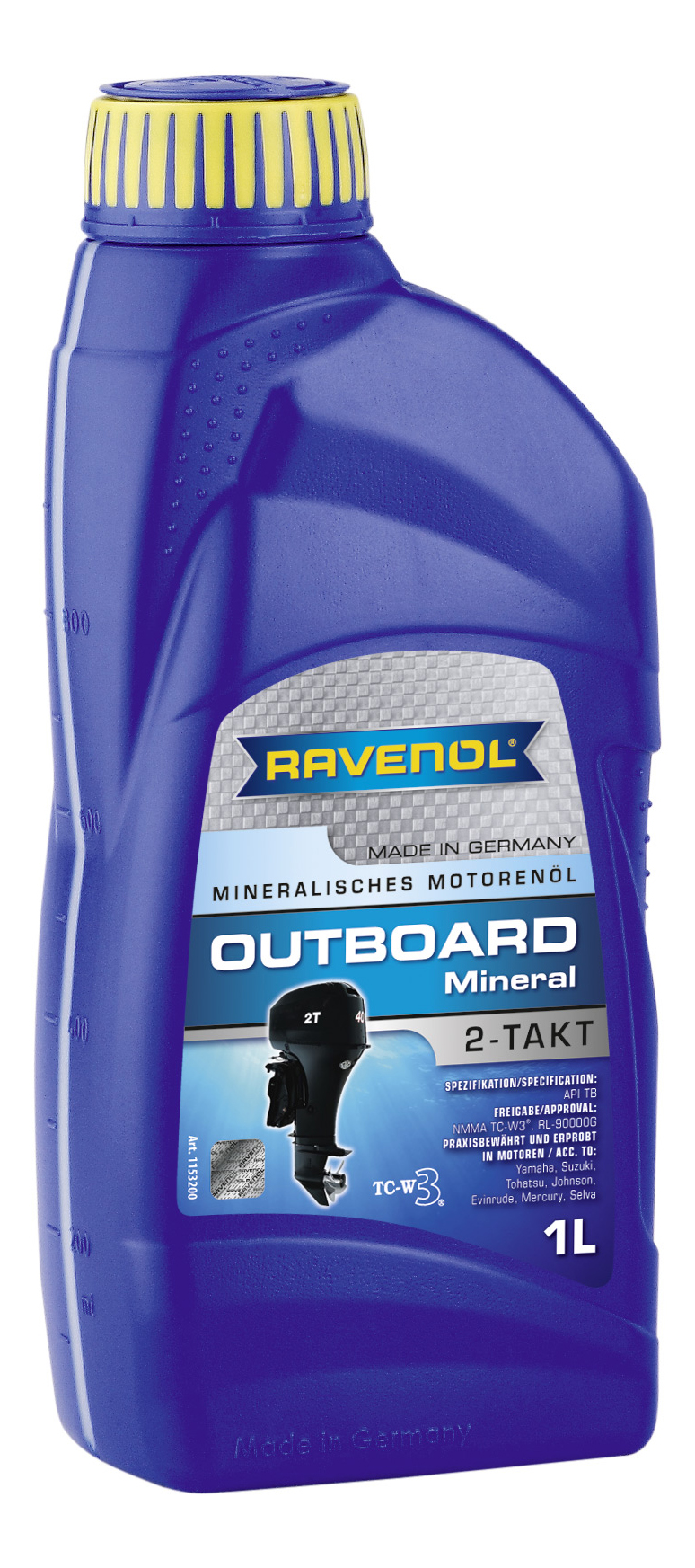 

Моторное масло Ravenol минеральное Outboard 2T Mineral 1л