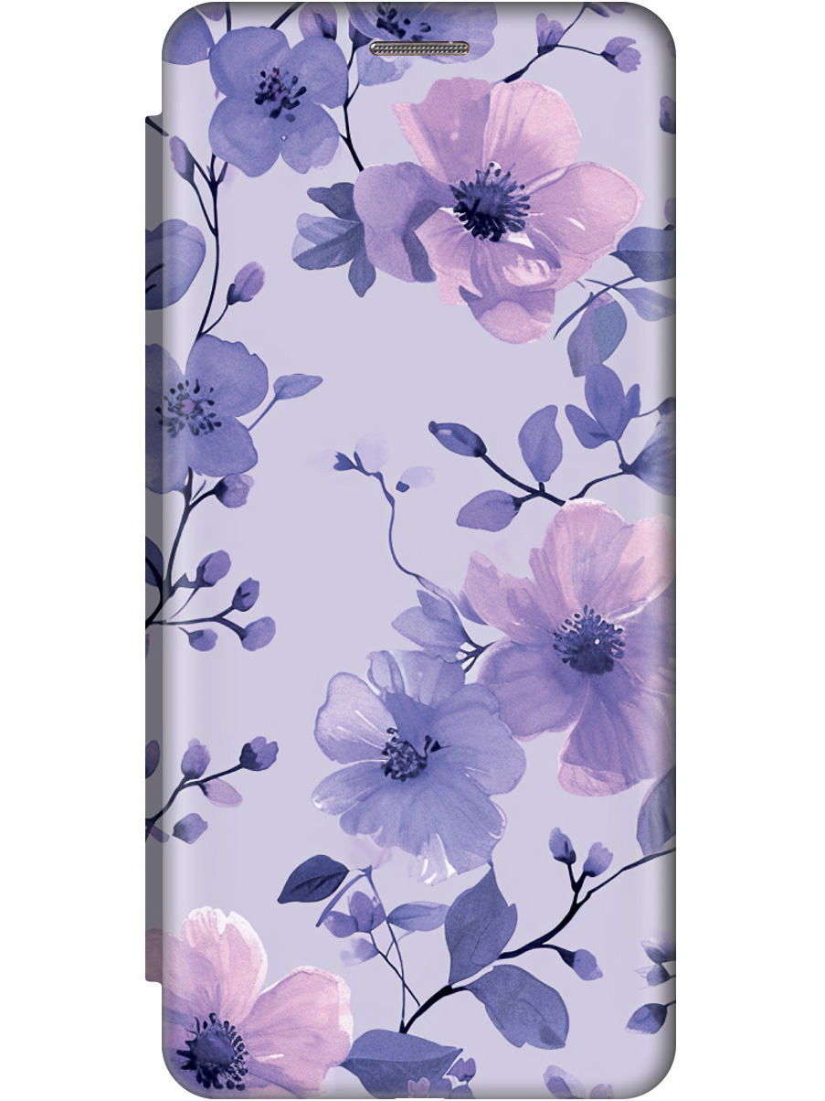 

Чехол-книжка на Apple iPhone 13 Pro Max с принтом "Цветочки на сиреневом" золотой, Золотистый;фиолетовый, 732247323