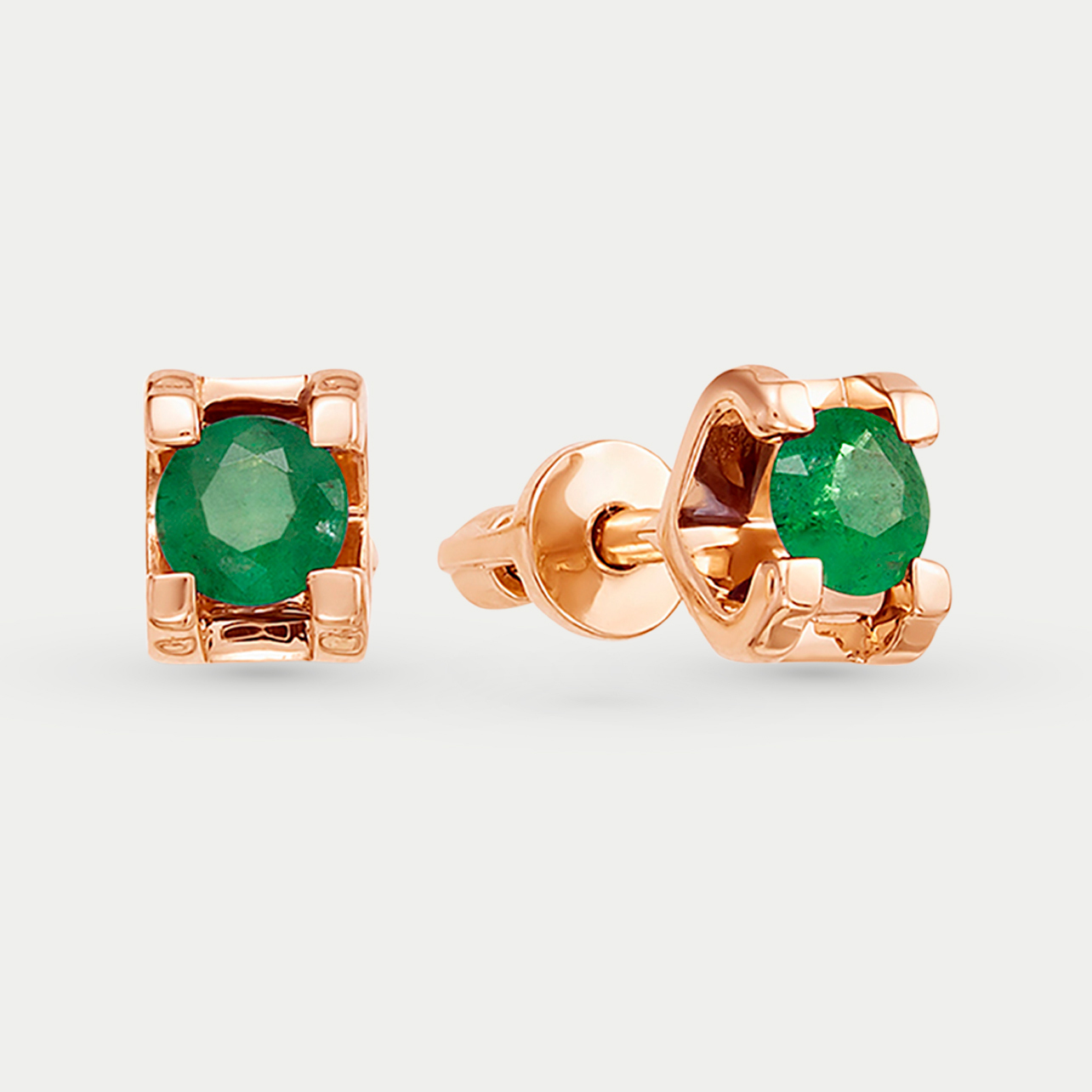 

Серьги из красного золота Vesna jewelry 4478-150-11-00, изумруд, 4478-150-11-00
