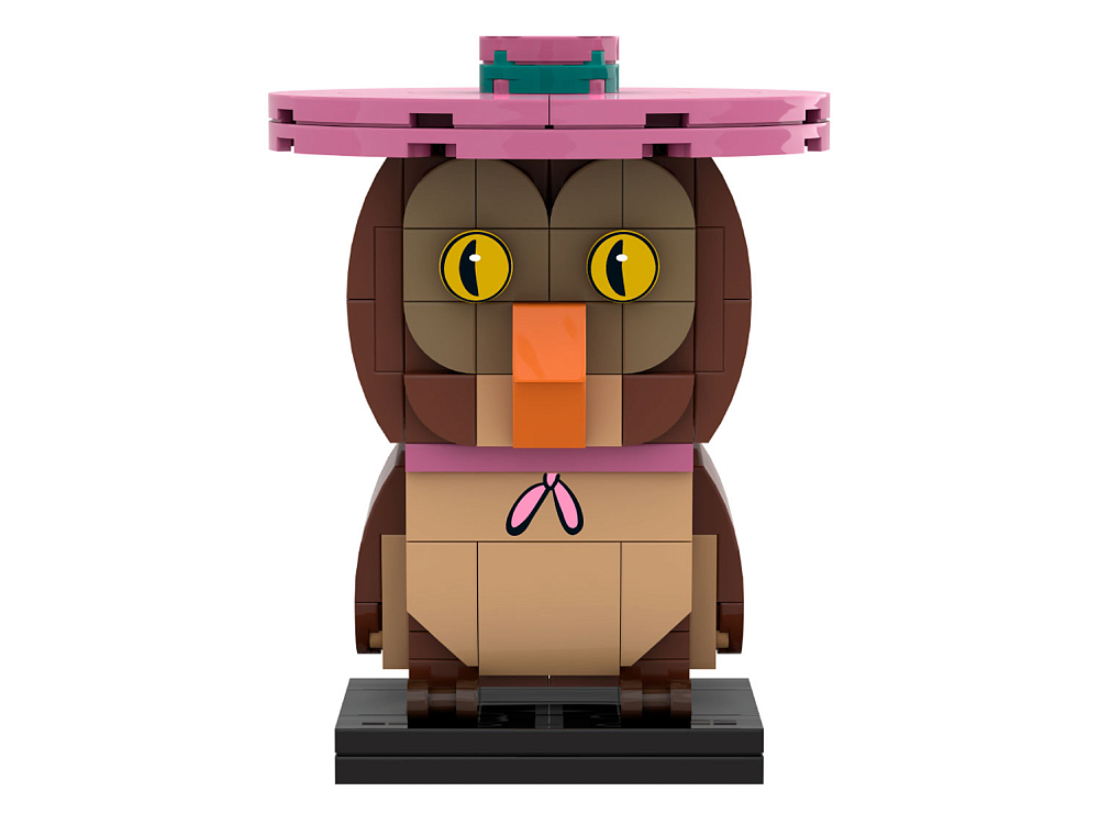 

Конструктор Brick Labs Союзмультфильм Винни-Пух и все-все-все: Сова, 109 деталей, AB-1108