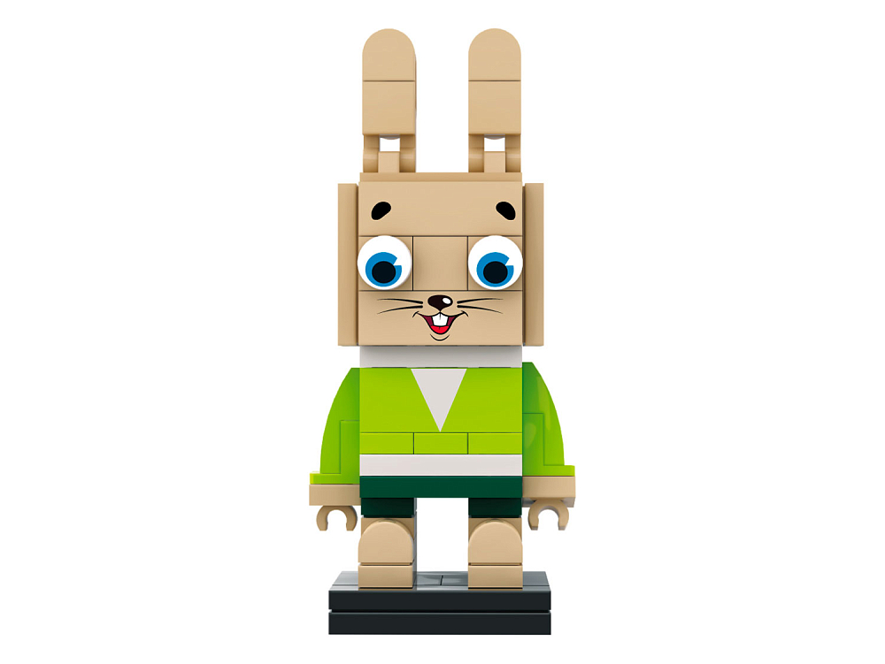 

Конструктор Brick Labs Союзмультфильм Ну, погоди!: Заяц, 88 деталей, AB-1102
