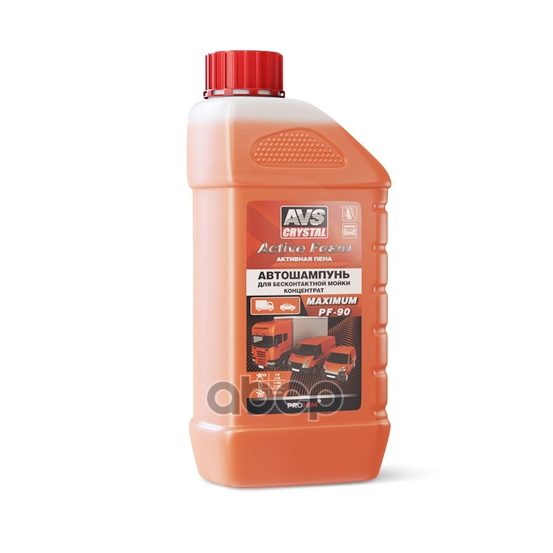 

Автошампунь Для Бесконтактной Мойки "Avs" Active Foam (1 Л) (Maximum) AVS арт. A07835S