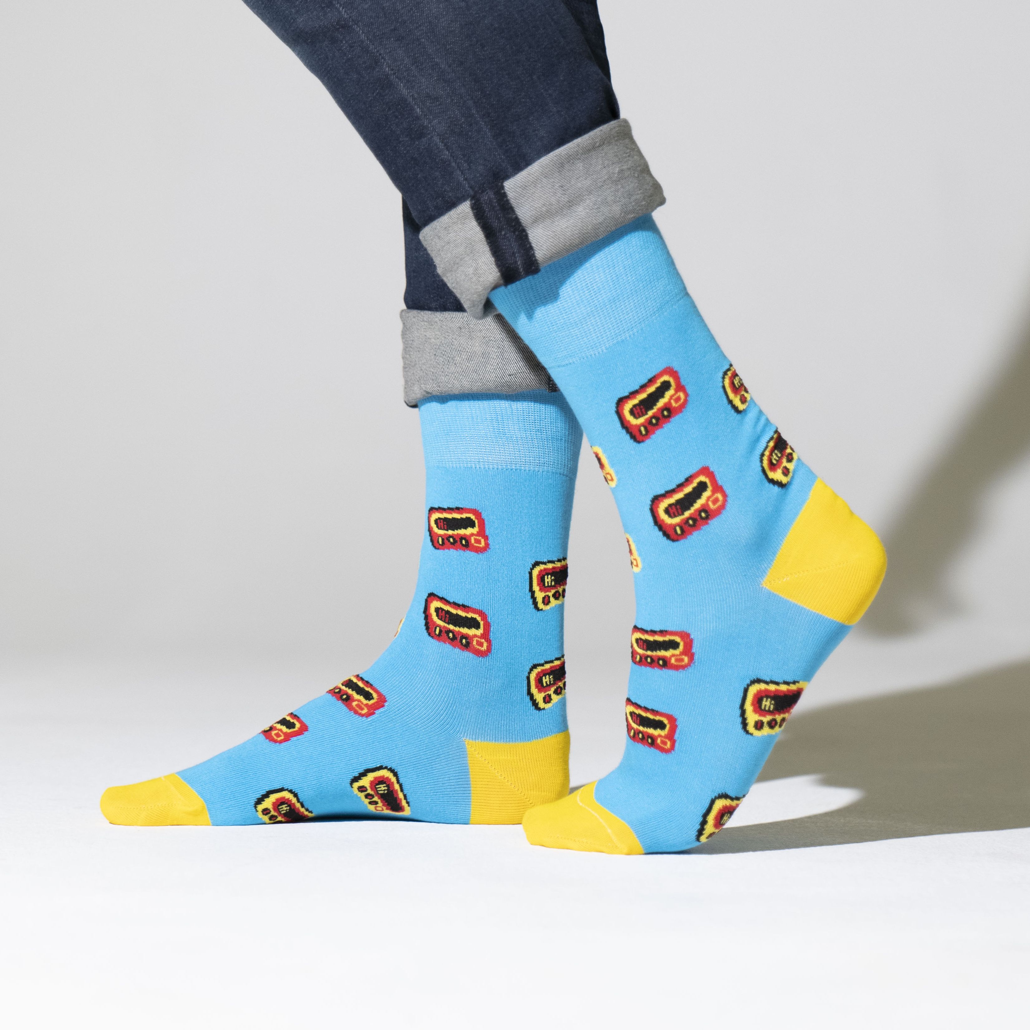 

Носки мужские St. Friday Socks 90е-1222-03/08/19 голубые 42-46, 90е-1222-03/08/19