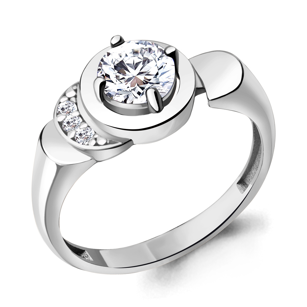 

Кольцо из серебра с фианитом Aquamarine Aquamarine 67406А_925_р р. 17, 67406А_925_р