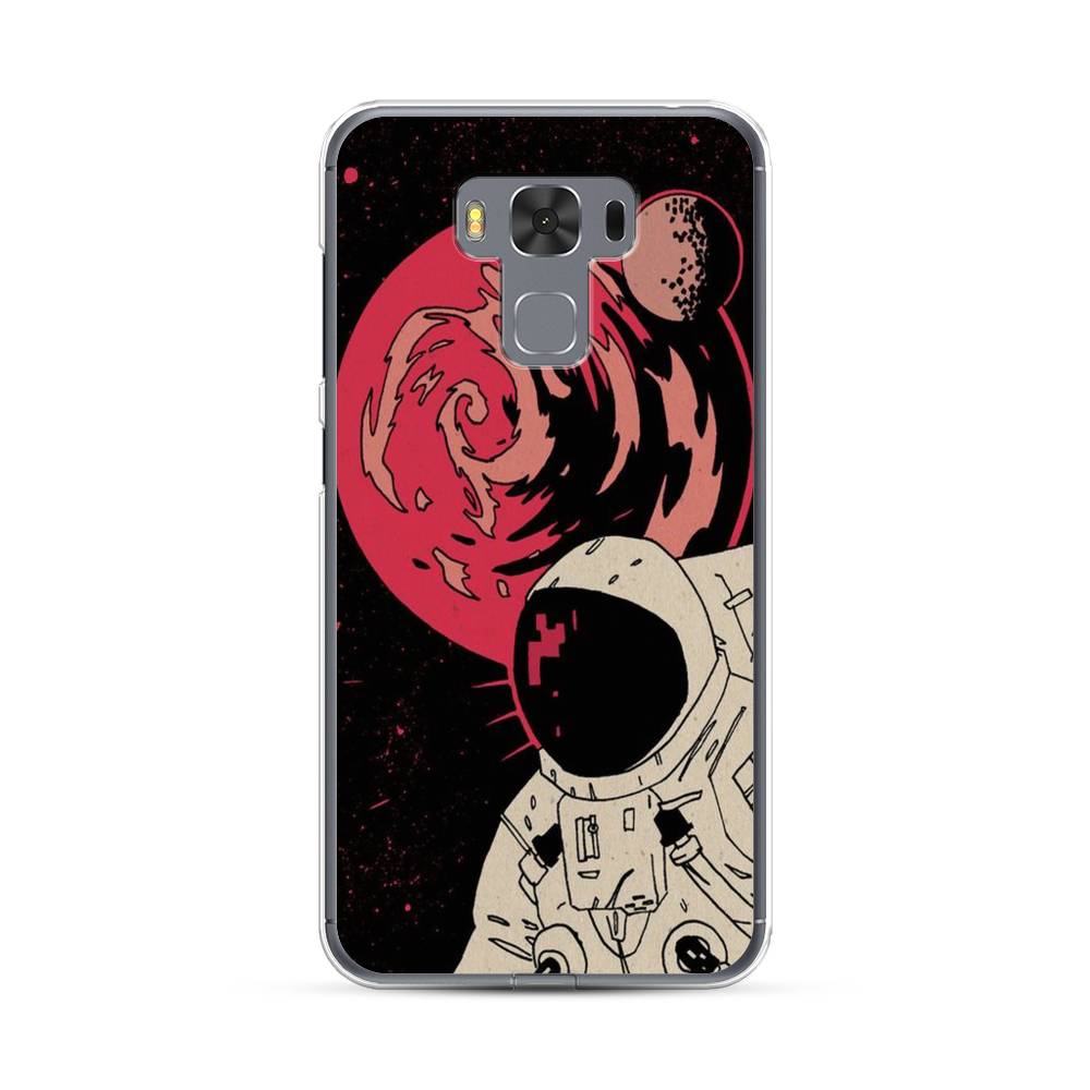 

Чехол Case Place 40950-2 для Asus ZenFone 3 Max (ZC553KL) "Космонавт возле Марса", 40950-2