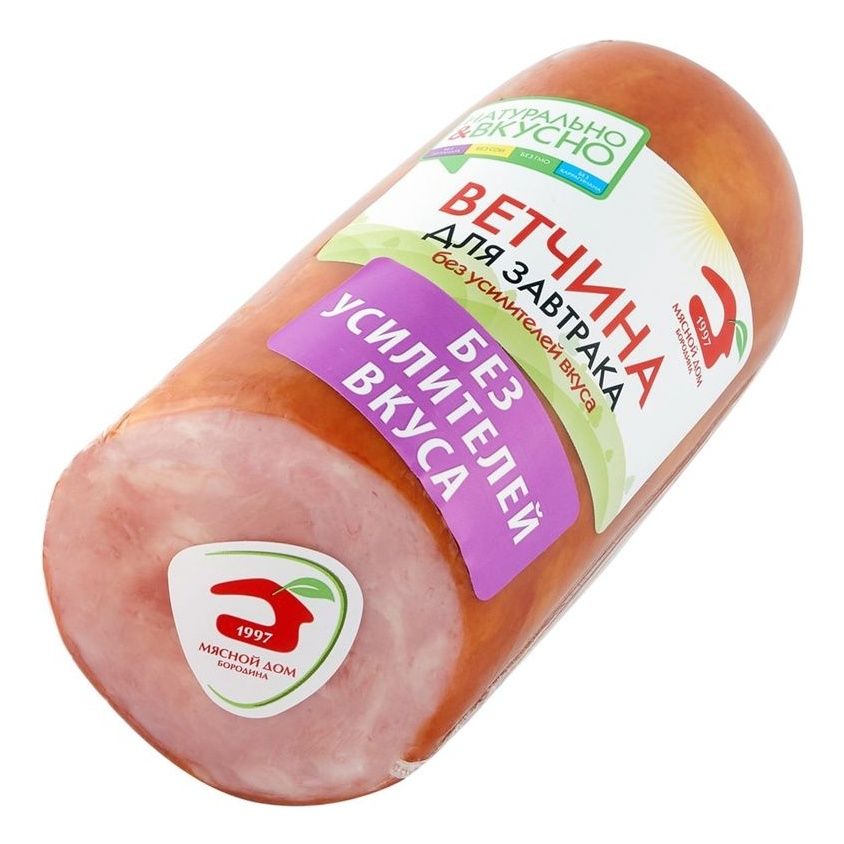 

Ветчина вареная Мясной Дом Бородина Для завтрака высший сорт