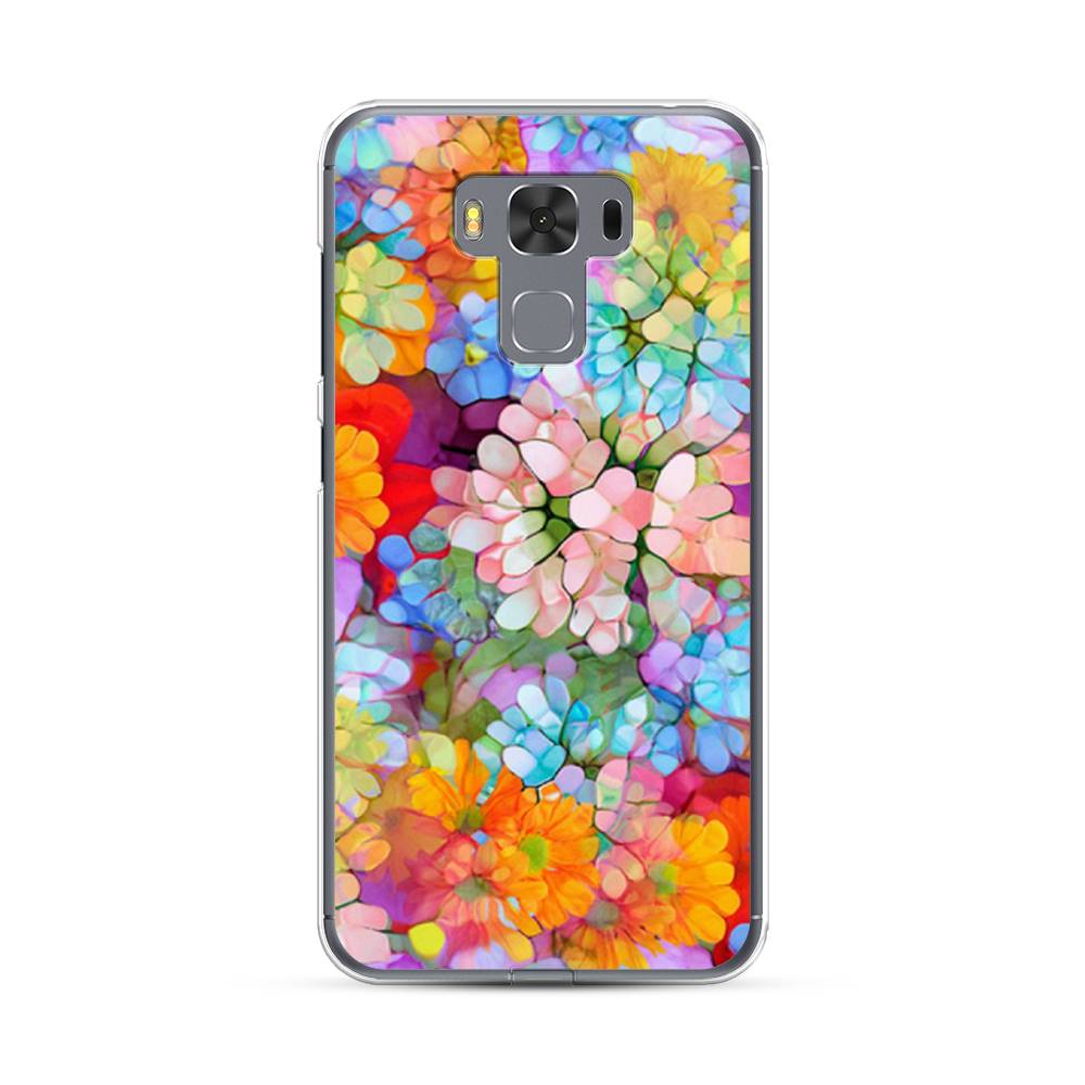 

Чехол Case Place 40950-3 для Asus ZenFone 3 Max (ZC553KL) "Цветы витраж", 40950-3