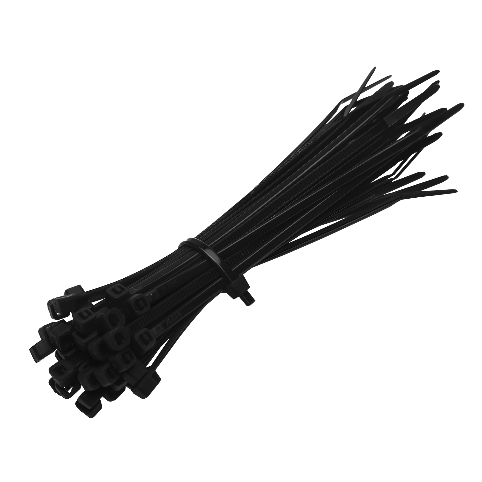 Хомут-стяжкаa нейлоновая под винт 220x4,3мм, черная, упаковка 10шт., 30299 5,duwi