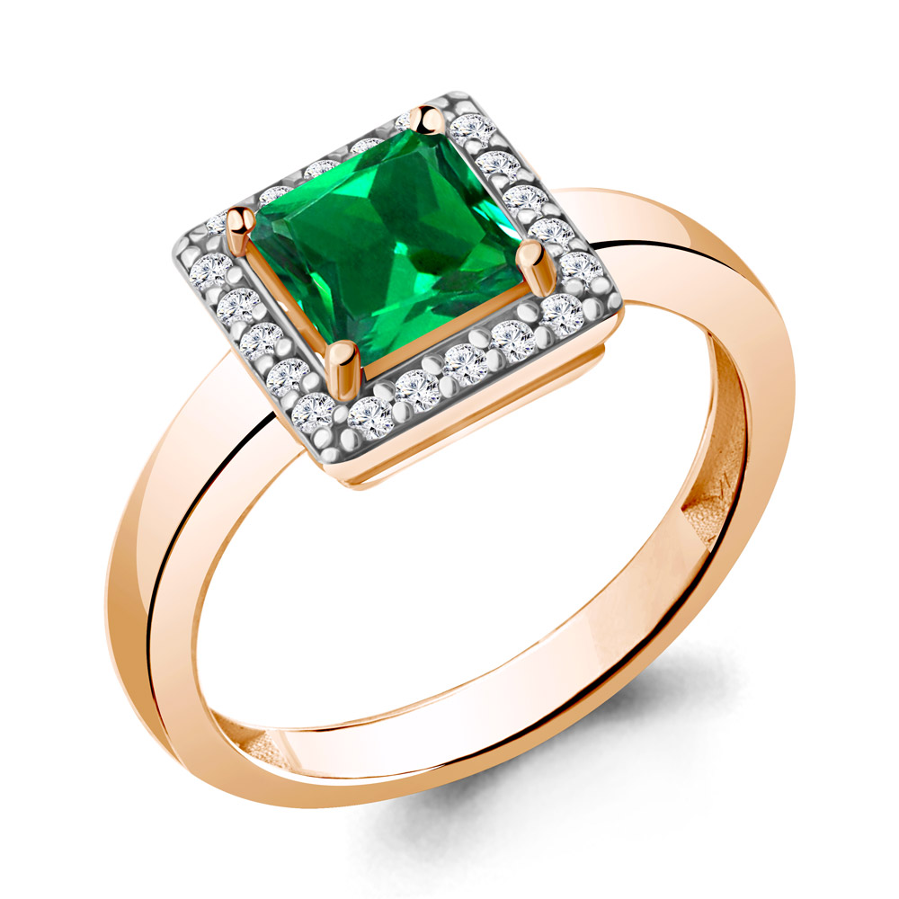 

Кольцо из серебра с фианитом Aquamarine Aquamarine 67404АГ_925_з р. 19,5, 67404АГ_925_з