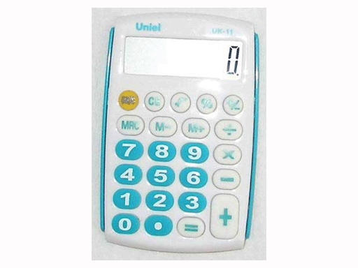 Калькулятор Uniel UK-11B бирюза CU10D