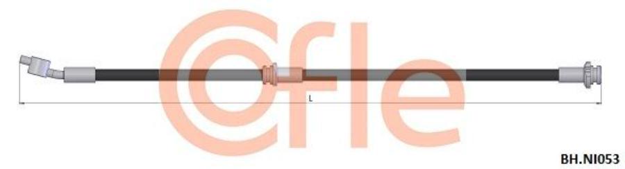 

Шланг Тормозной Передн Прав Nissan Almera Ii 00- Cofle арт. 92.BH.NI053