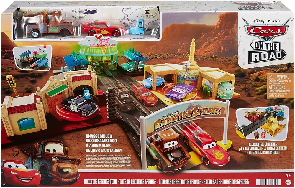 

Игрушечный трек Mattel Disney Cars Тачки Автомобильная трасса Ралли HGV68, HGV68