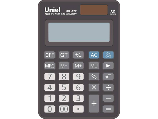 Калькулятор карманный Uniel UD-122