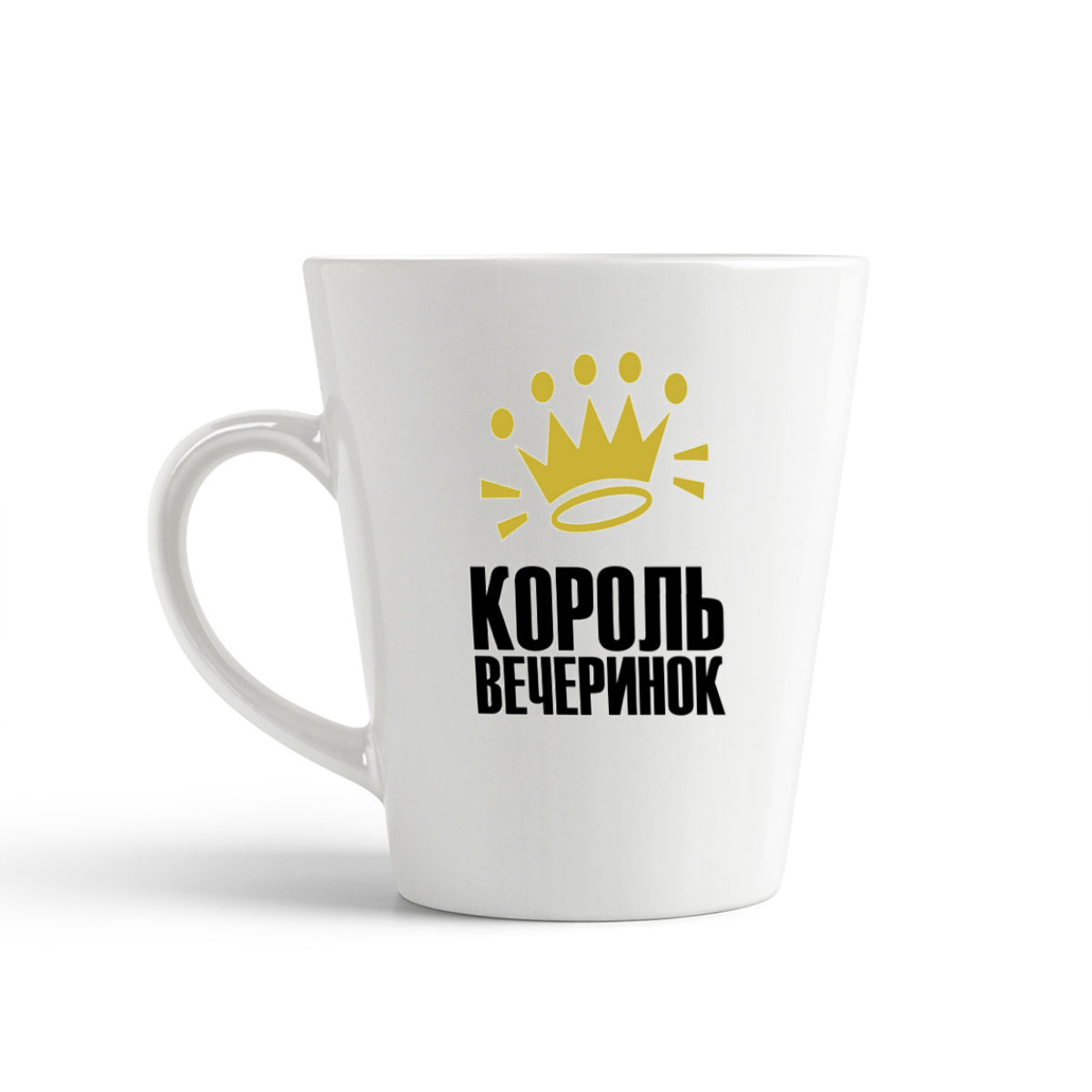 

Кружка-латте CoolPodarok Король вечеринок (корона)