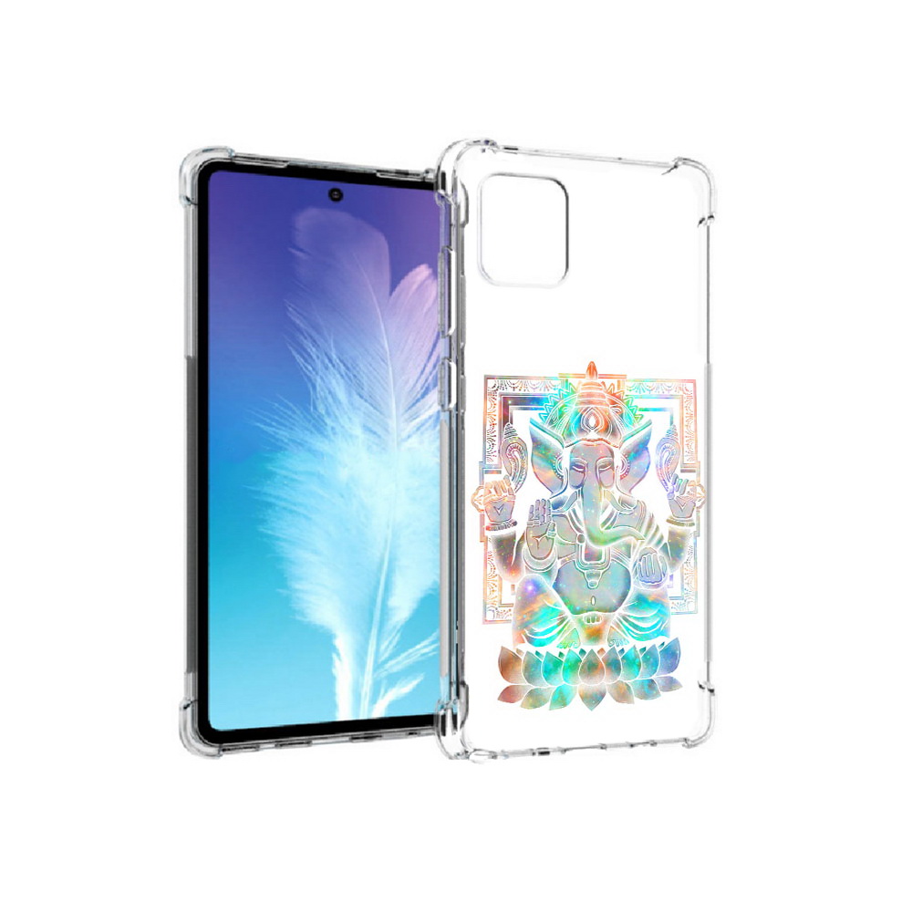 

Чехол MyPads Tocco для Samsung Galaxy Note 10 Lite умный слон (PT142413.491.654), Прозрачный, Tocco