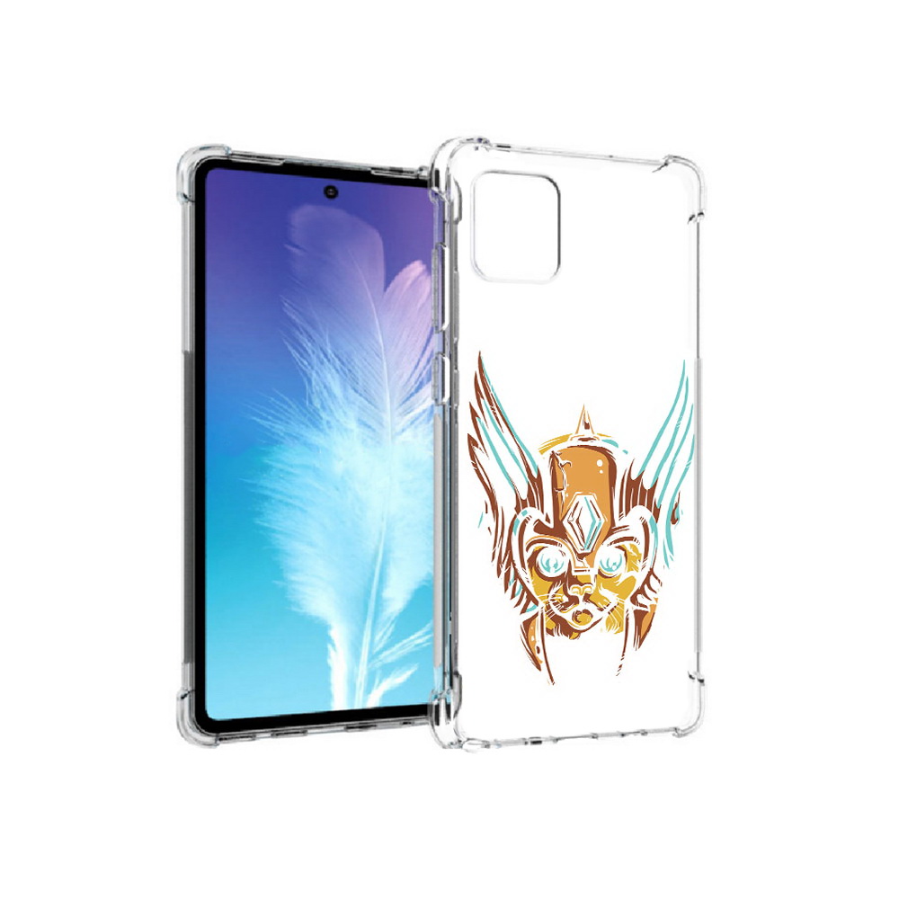 

Чехол MyPads Tocco для Samsung Galaxy Note 10 Lite тор абстракция (PT142413.491.644), Прозрачный, Tocco