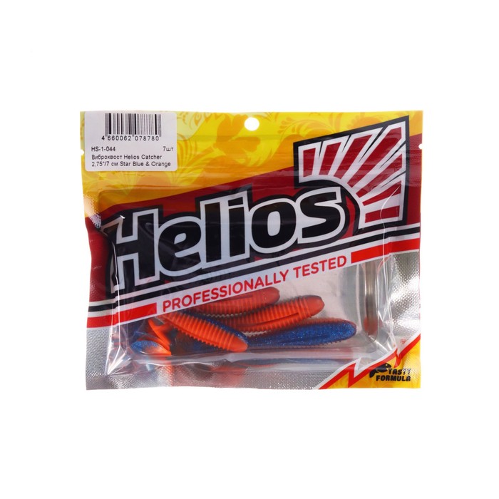 

Виброхвост Helios Catcher Star Blue & Orange, 7 см, 7 шт. (HS-1-044), Оранжевый;синий, Catcher