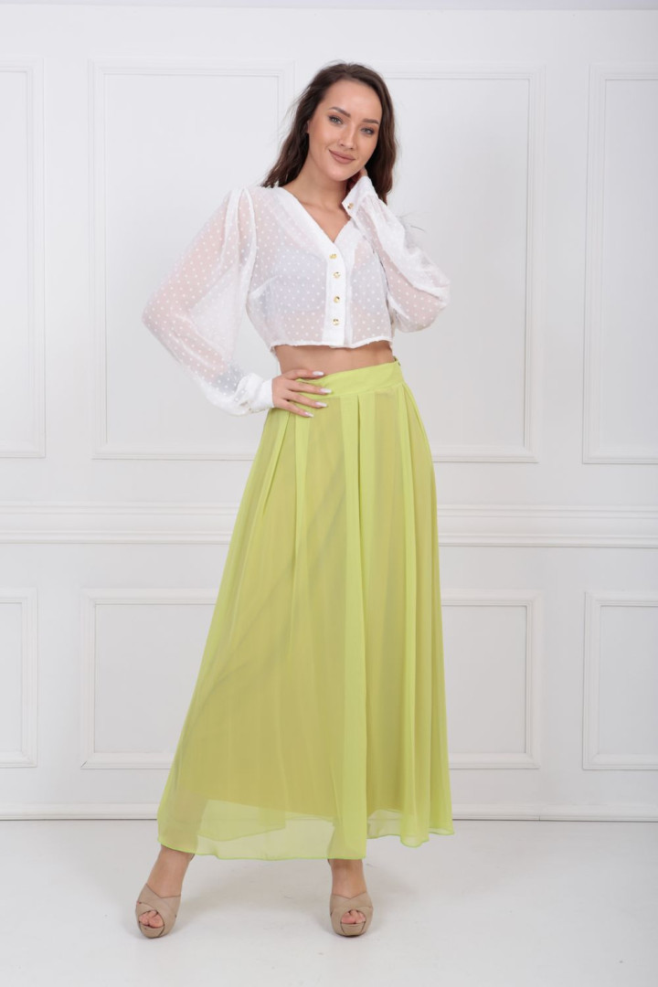 

Юбка женская Sense 132447 зеленая 44 RU (товары доставляются из-за рубежа), 132447