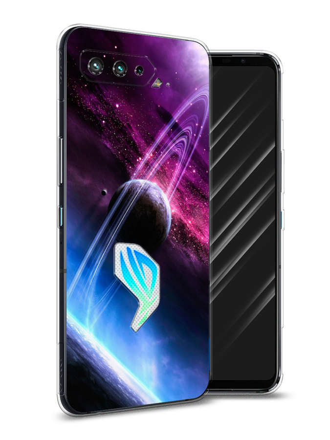 

Чехол Awog на Asus ROG Phone 5 "Космос 17", Черный;фиолетовый, 44250-4