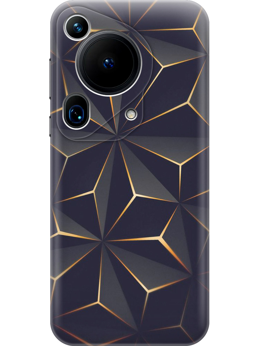 

Силиконовый чехол на Huawei Pura 70 Ultra с принтом "Графитовый узор", Прозрачный;оранжевый;черный, 782625831