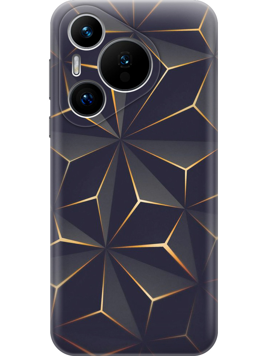 

Силиконовый чехол на Huawei Pura 70 с принтом "Графитовый узор", Прозрачный;оранжевый;черный, 782624631