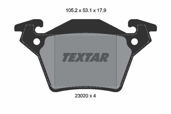 

Тормозные колодки Textar дисковые 2302001